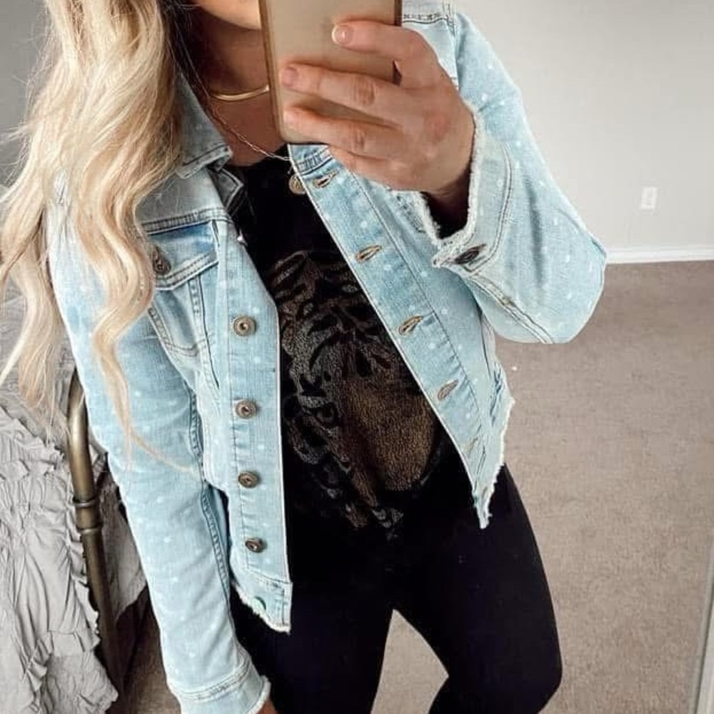 Matilda jane right on Light Blue Denim Jacket